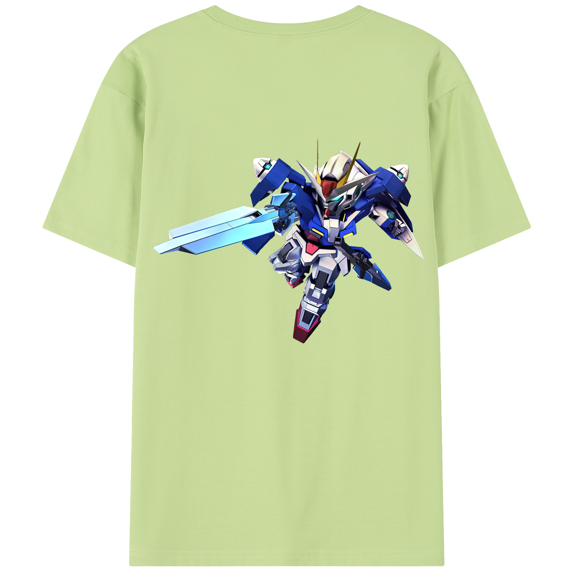 （画像用） 機動戦士ガンダム Mobile Suit Gundam 綿100％半袖Tシャツ（背面プリント）